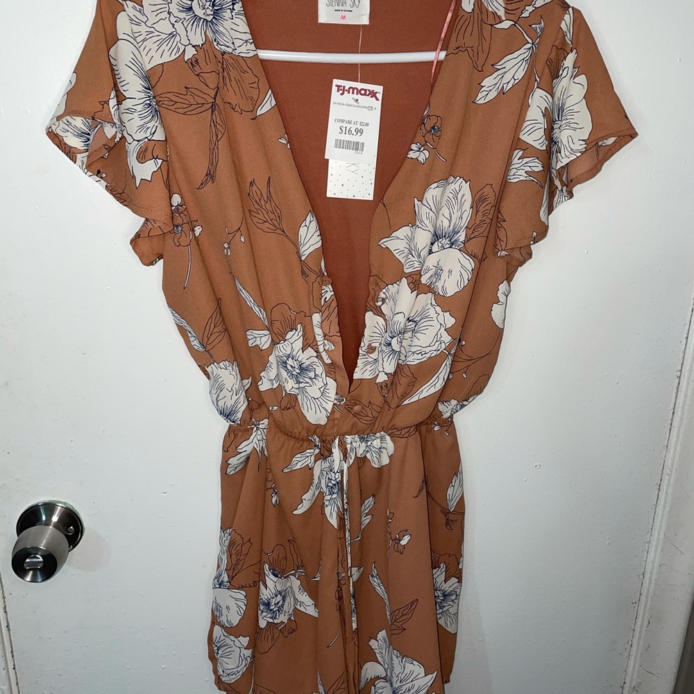 NWT Floral Romper